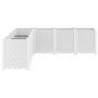 Jardinera PP blanco 160x160x53 cm de , Maceteros y jardineras - Ref: Foro24-367869, Precio: 218,15 €, Descuento: %