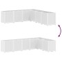 Jardinera PP blanco 160x160x53 cm de , Maceteros y jardineras - Ref: Foro24-367869, Precio: 218,15 €, Descuento: %