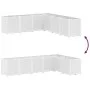 White PP planter 160x160x53 cm by , Pots and planters - Ref: Foro24-367869, Price: 210,59 €, Discount: %