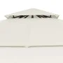 Pavillon mit doppelt ausziehbarem cremefarbenem Dach, 3 x 3 x 2,75 m, 180 g/m² von vidaXL, Zelte und Pavillons - Ref: Foro24-...