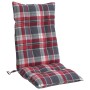 High back chair cushions 4 pcs Oxford fabric red plaid by , Cushions for chairs and sofas - Ref: Foro24-377642, Price: 95,58 ...