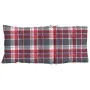 Cojines para silla respaldo alto 4 uds tela Oxford cuadros rojo de , Cojines para sillas y sofás - Ref: Foro24-377642, Precio...