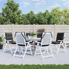 Niedriglehner-Stuhlkissen, 6 Stück, Oxford-Stoff, schwarz von , Kissen für Stühle und Sofas - Ref: Foro24-377694, Preis: 92,2...