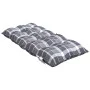 Cojines para silla respaldo bajo 2 uds tela Oxford cuadros gris de , Cojines para sillas y sofás - Ref: Foro24-377713, Precio...