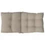 Cojines para silla respaldo bajo 4 uds tela Oxford gris taupe de , Cojines para sillas y sofás - Ref: Foro24-377696, Precio: ...