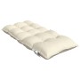 2 Stück Stuhlkissen mit niedriger Rückenlehne, cremefarbener Oxford-Stoff von , Kissen für Stühle und Sofas - Ref: Foro24-377...