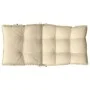 Kissen für niedrige Rückenlehne, 2 Stück, beiges Oxford-Gewebe von , Kissen für Stühle und Sofas - Ref: Foro24-377680, Preis:...