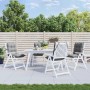 Niedriglehner-Stuhlkissen, 4 Stück, grauer Oxford-Stoff von , Kissen für Stühle und Sofas - Ref: Foro24-377675, Preis: 80,24 ...