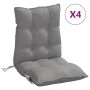 Low Back Chair Cushions 4 Pcs Gray Oxford Fabric by , Cushions for chairs and sofas - Ref: Foro24-377675, Price: 74,79 €, Dis...