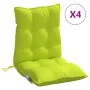 Low back chair cushions 4 pcs glossy green Oxford fabric by , Cushions for chairs and sofas - Ref: Foro24-377705, Price: 64,3...