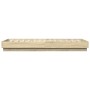 Bed frame with LED lights Sonoma oak 100x200 cm by , Beds and slatted bases - Ref: Foro24-839506, Price: 102,85 €, Discount: %