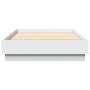 Bettgestell mit weißen LED-Leuchten 75x190 cm von , Betten und Lattenroste - Ref: Foro24-839546, Preis: 102,22 €, Rabatt: %