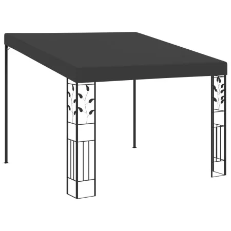 Gazebo with wall mounting anthracite 3x3x2.5 m by vidaXL, Tents and gazebos - Ref: Foro24-48000, Price: 219,81 €, Discount: %