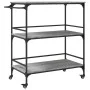 Sonoma grauer Küchenwagen aus Holzwerkstoff, 100,5 x 50 x 105 cm von , Küchen- und Speisewagen - Ref: Foro24-842334, Preis: 8...
