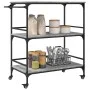 Sonoma grauer Küchenwagen aus Holzwerkstoff, 100,5 x 50 x 105 cm von , Küchen- und Speisewagen - Ref: Foro24-842334, Preis: 8...