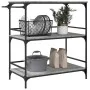 Sonoma grauer Küchenwagen aus Holzwerkstoff, 100,5 x 50 x 105 cm von , Küchen- und Speisewagen - Ref: Foro24-842334, Preis: 8...