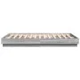 Bed frame with LED lights Sonoma gray 150x200 cm by , Beds and slatted bases - Ref: Foro24-3209791, Price: 182,60 €, Discount: %