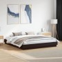 Schwarzer Bettrahmen aus Holzwerkstoff, 200 x 200 cm von , Betten und Lattenroste - Ref: Foro24-3209829, Preis: 152,76 €, Rab...