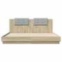 Bettgestell, Kopfteil, LED-Leuchten, Sonoma-Eiche, 200 x 200 cm von , Betten und Lattenroste - Ref: Foro24-3209984, Preis: 24...