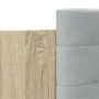 Bettgestell, Kopfteil, LED-Leuchten, Sonoma-Eiche, 200 x 200 cm von , Betten und Lattenroste - Ref: Foro24-3209984, Preis: 24...
