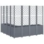 Planter with gray PP trellis 160x160x140 cm by , Pots and planters - Ref: Foro24-367881, Price: 267,71 €, Discount: %
