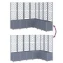 Planter with gray PP trellis 160x160x140 cm by , Pots and planters - Ref: Foro24-367881, Price: 267,71 €, Discount: %