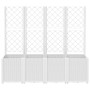 Jardinera con enrejado PP blanco 160x40x140 cm de , Maceteros y jardineras - Ref: Foro24-367874, Precio: 223,52 €, Descuento: %