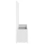 Planter with white PP trellis 160x40x140 cm by , Pots and planters - Ref: Foro24-367874, Price: 209,20 €, Discount: %