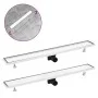 Desagüe de ducha con cubierta 2 en 1 acero inoxidable 93x14 cm de vidaXL, Desagües - Ref: Foro24-146010, Precio: 52,19 €, Des...