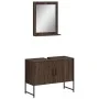 Badezimmermöbel-Set 2-teilig Eiche braun Holzwerkstoff von , Badezimmermöbel - Ref: Foro24-3214343, Preis: 87,73 €, Rabatt: %