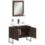 Badezimmermöbel-Set 2-teilig Eiche braun Holzwerkstoff von , Badezimmermöbel - Ref: Foro24-3214343, Preis: 87,73 €, Rabatt: %