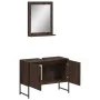 Badezimmermöbel-Set 2-teilig Eiche braun Holzwerkstoff von , Badezimmermöbel - Ref: Foro24-3214343, Preis: 87,73 €, Rabatt: %