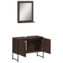 Badezimmermöbel-Set 2-teilig Eiche braun Holzwerkstoff von , Badezimmermöbel - Ref: Foro24-3214343, Preis: 88,87 €, Rabatt: %