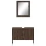 Badezimmermöbel-Set 2-teilig Eiche braun Holzwerkstoff von , Badezimmermöbel - Ref: Foro24-3214343, Preis: 87,73 €, Rabatt: %