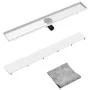 Desagüe de ducha con cubierta 2 en 1 acero inoxidable 93x14 cm de vidaXL, Desagües - Ref: Foro24-146010, Precio: 52,19 €, Des...