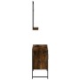 Badezimmermöbel-Set, 2-teilig, Holzwerkstoff, geräucherte Eiche von , Badezimmermöbel - Ref: Foro24-3214341, Preis: 102,32 €,...