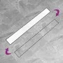 Shower drain with cover 2 in 1 stainless steel 93x14 cm by vidaXL, Drains - Ref: Foro24-146010, Price: 52,15 €, Discount: %