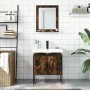 Bathroom furniture set 2 pieces engineered wood smoked oak by , Bathroom furniture - Ref: Foro24-3214336, Price: 83,91 €, Dis...