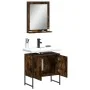Bathroom furniture set 2 pieces engineered wood smoked oak by , Bathroom furniture - Ref: Foro24-3214336, Price: 83,91 €, Dis...