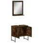 Bathroom furniture set 2 pieces engineered wood smoked oak by , Bathroom furniture - Ref: Foro24-3214336, Price: 83,91 €, Dis...