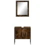 Bathroom furniture set 2 pieces engineered wood smoked oak by , Bathroom furniture - Ref: Foro24-3214336, Price: 83,91 €, Dis...