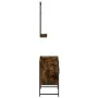 Bathroom furniture set 2 pieces engineered wood smoked oak by , Bathroom furniture - Ref: Foro24-3214336, Price: 83,91 €, Dis...