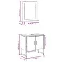 Bathroom furniture set 2 pieces engineered wood smoked oak by , Bathroom furniture - Ref: Foro24-3214336, Price: 83,91 €, Dis...