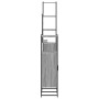 4-teiliges Badezimmerschrank-Set aus grauem Sonoma-Sperrholz von , Badezimmermöbel - Ref: Foro24-3214362, Preis: 229,94 €, Ra...