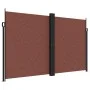 Brown retractable side awning 200x1000 cm by , Umbrellas - Ref: Foro24-4004764, Price: 169,57 €, Discount: %