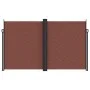 Brown retractable side awning 200x1000 cm by , Umbrellas - Ref: Foro24-4004764, Price: 169,57 €, Discount: %