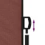 Brown retractable side awning 200x1000 cm by , Umbrellas - Ref: Foro24-4004764, Price: 169,57 €, Discount: %