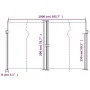 Brown retractable side awning 200x1000 cm by , Umbrellas - Ref: Foro24-4004764, Price: 169,57 €, Discount: %