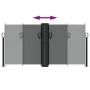 Anthracite gray retractable side awning 120x1200 cm by , Umbrellas - Ref: Foro24-4004793, Price: 132,76 €, Discount: %