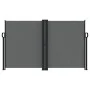 Anthrazitgraue einziehbare Seitenmarkise 140x1200 cm von , Sonnenschirme - Ref: Foro24-4004808, Preis: 154,64 €, Rabatt: %